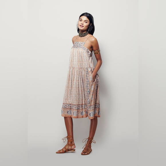 NWOT Free People Lost in a Dream Midi Dress size small - Picture 2 of 10